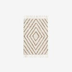 Madam Stoltz Badmat/vloerkleed Off White Madam Stoltz