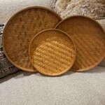 Bamboe schalen set 3/st  25/30/35