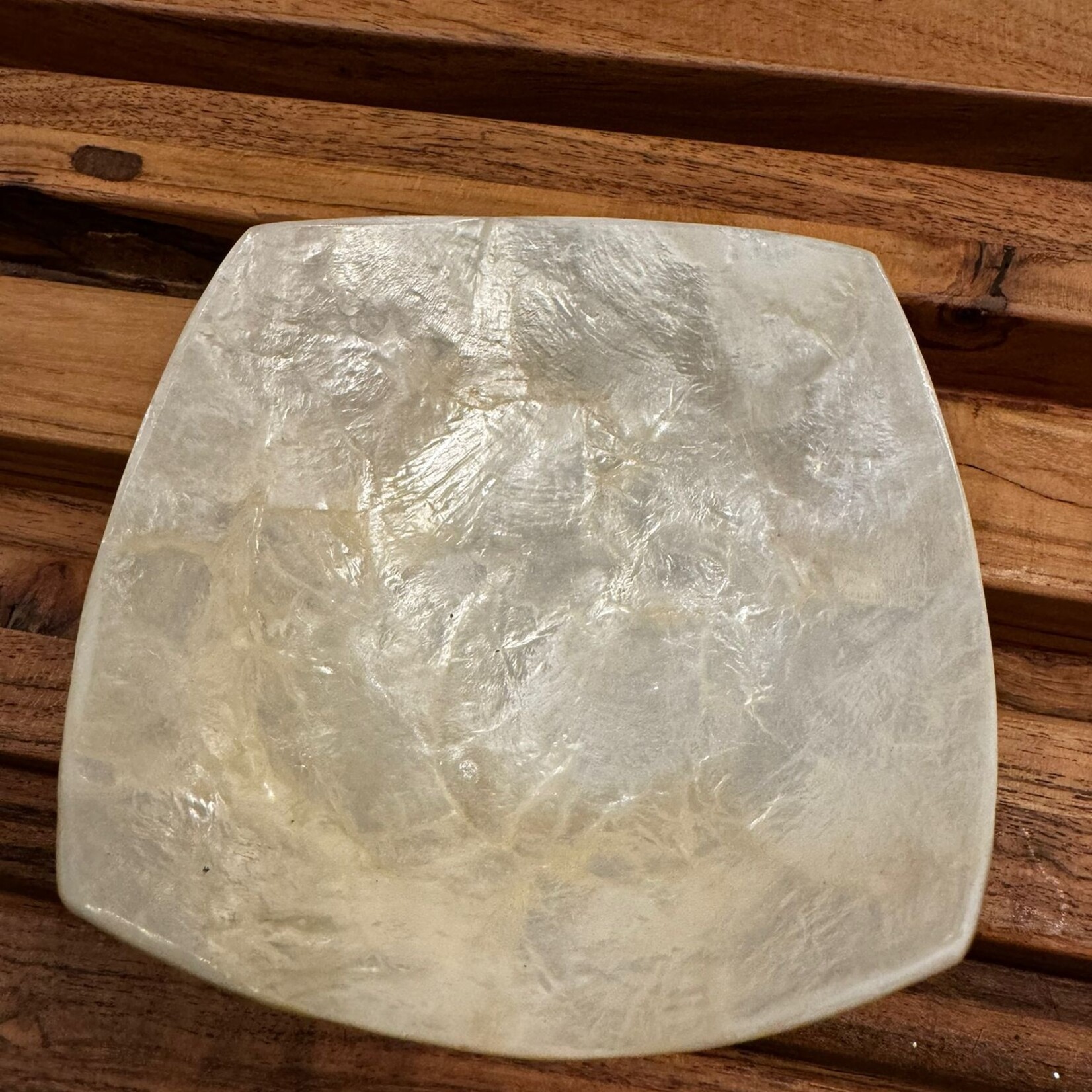 Schaaltje schelp capiz vierkant