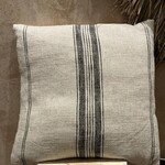 linnen kussen fijne streep 45x45cm