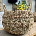 Ronde mand met handvat