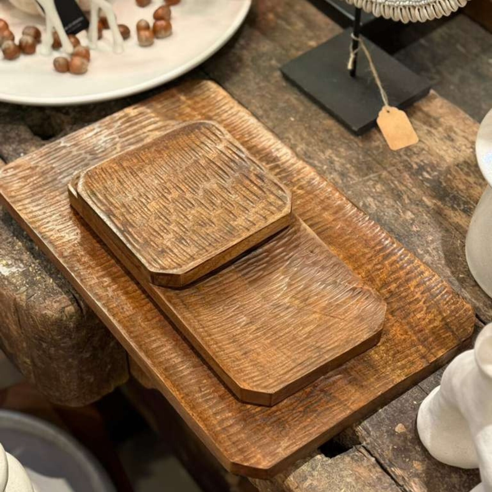 Houten onderbord