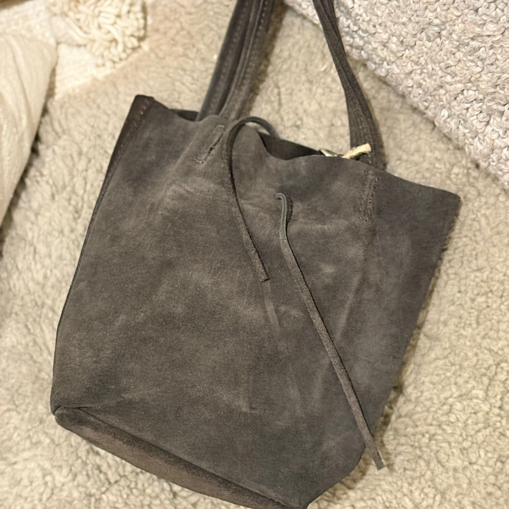 Alice donker bruin suede