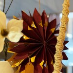 Madam Stoltz Kerstster Barn Red 30 cm