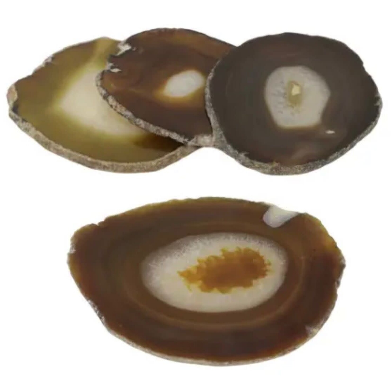 Onderzetter honing agaat steen