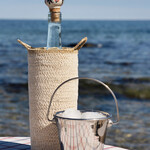 Madam Stoltz Seagrass bottle holder