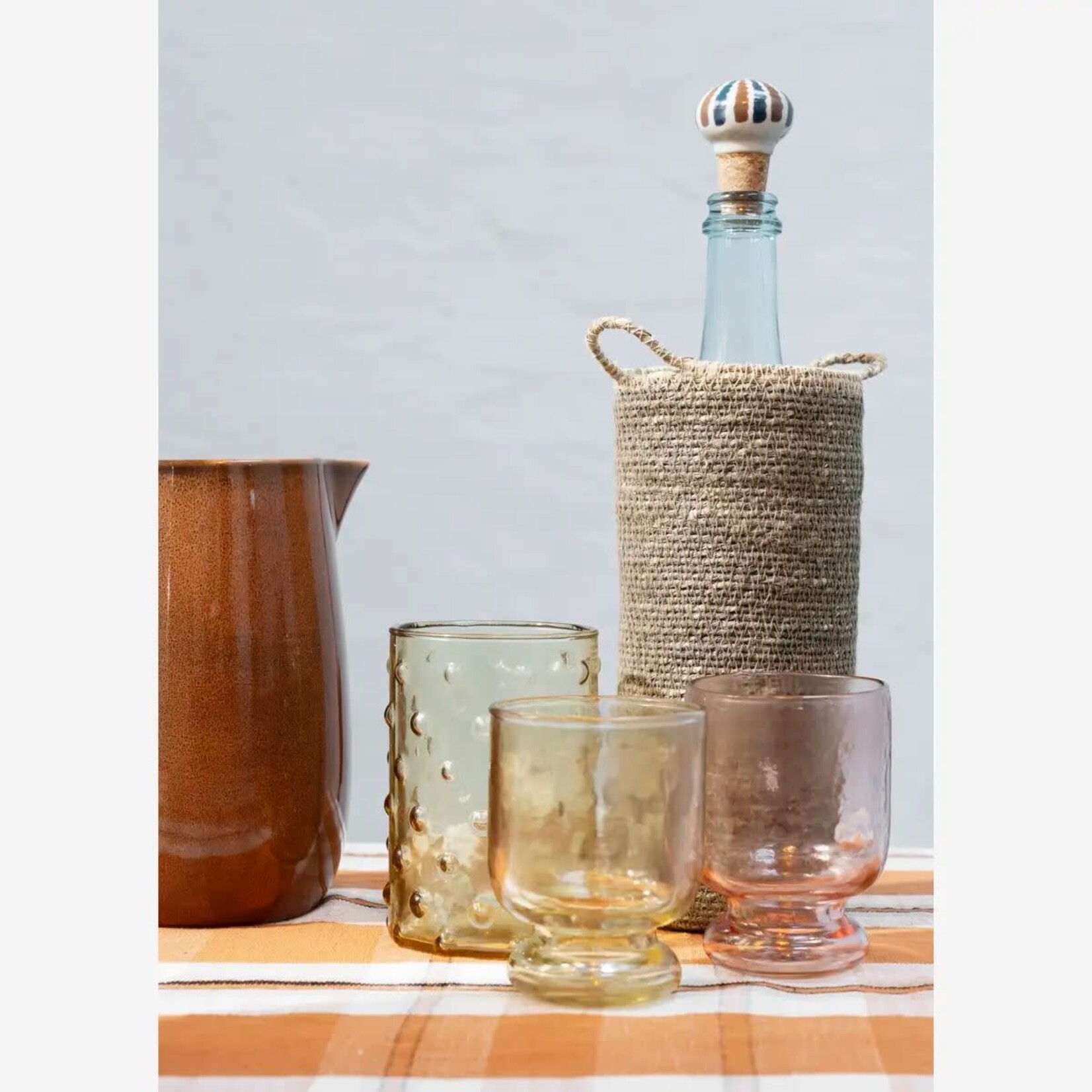 Madam Stoltz Seagrass bottle holder