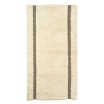 Madam Stoltz Tufted cotton runner beige grey