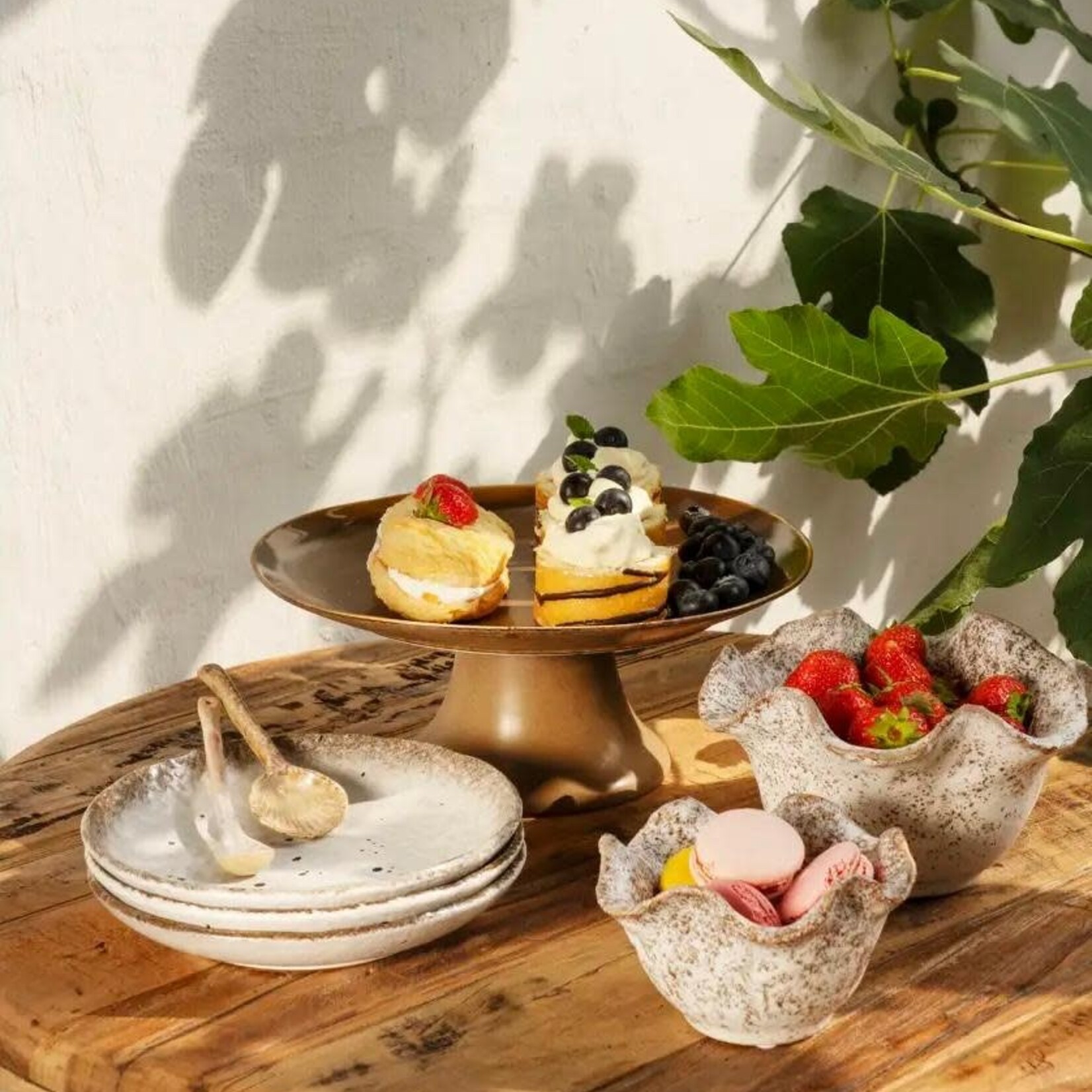 Madam Stoltz Stoneware serving spoon Madam Stoltz