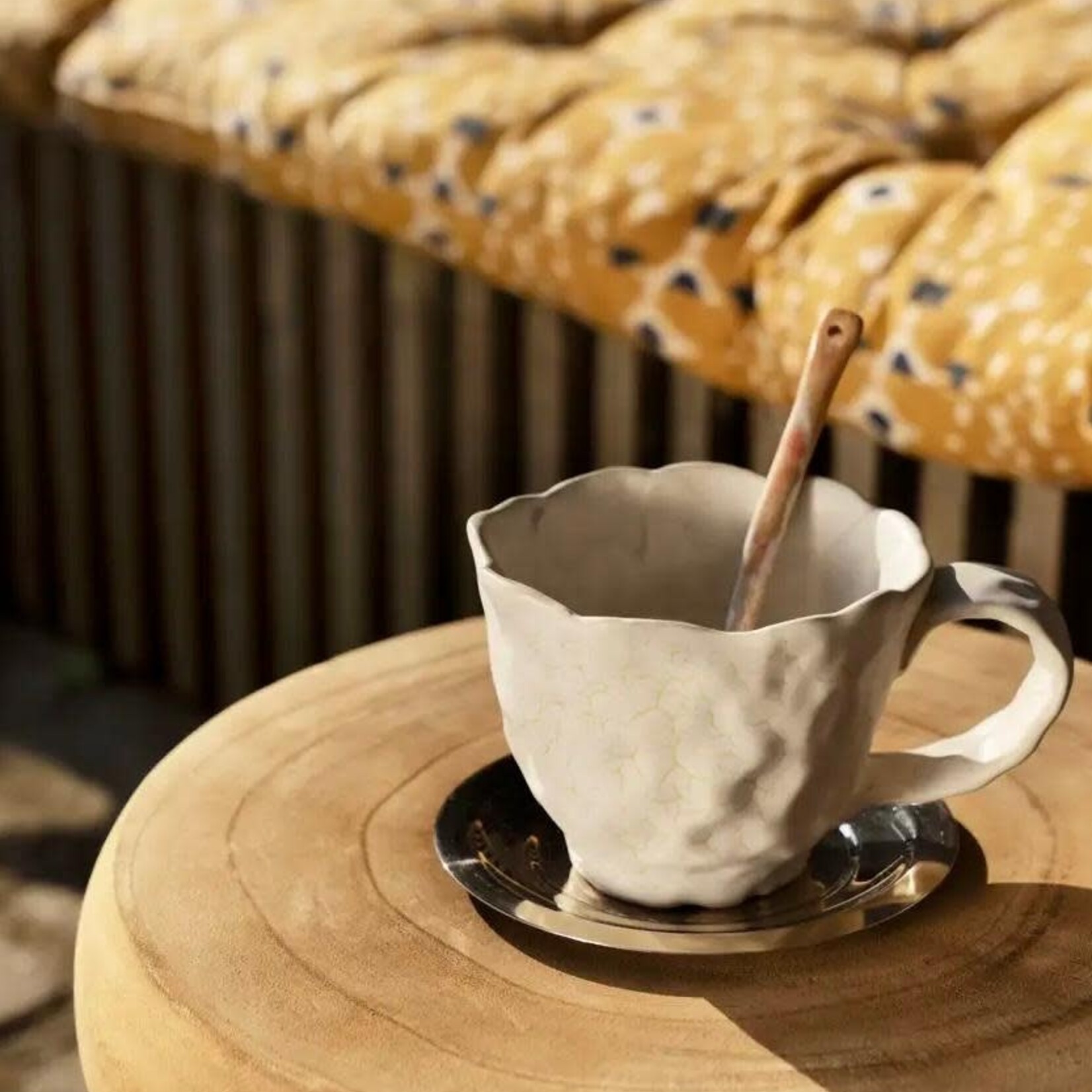 Madam Stoltz Stoneware serving spoon Madam Stoltz