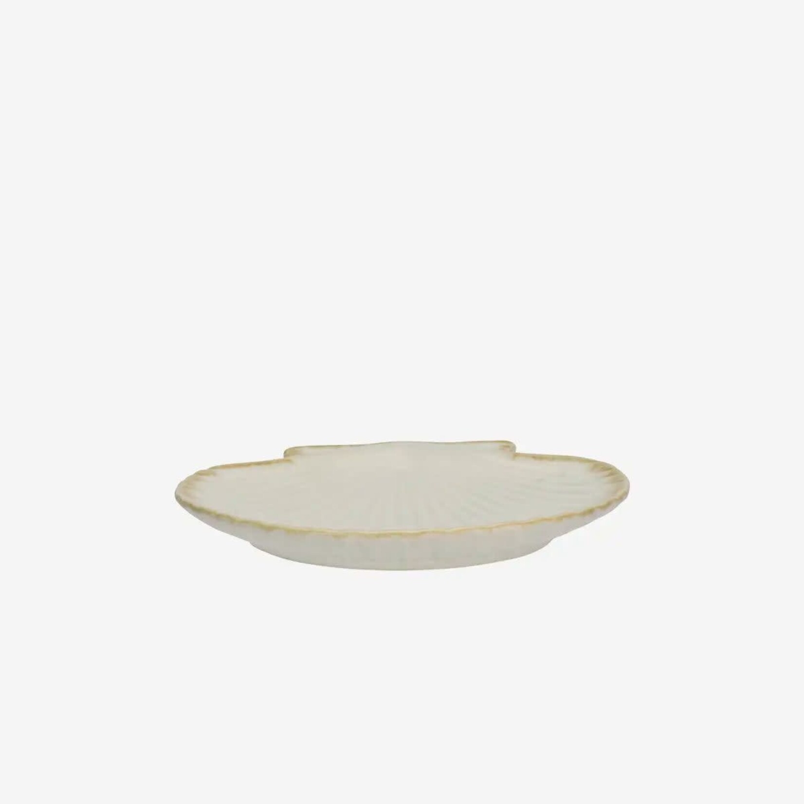Madam Stoltz Stoneware sea shell tray Madam Stoltz