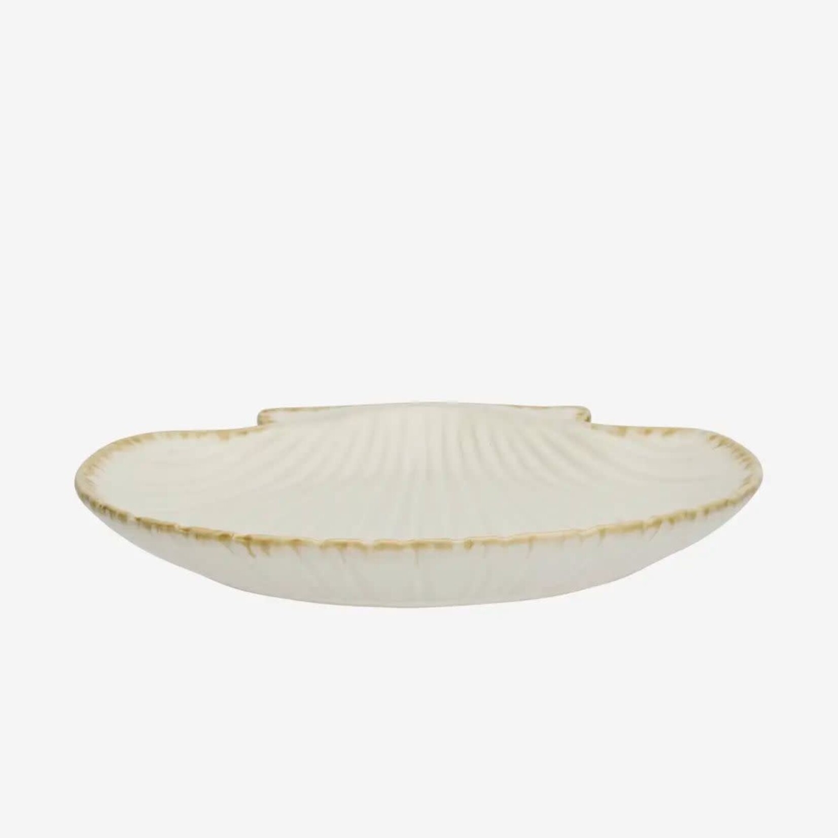 Madam Stoltz Stoneware sea shell tray L Madam Stoltz