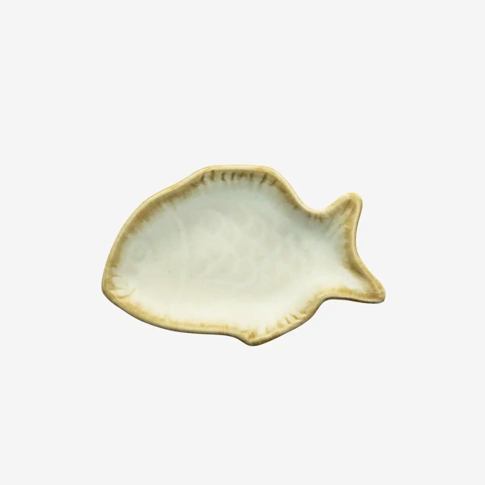 Madam Stoltz Stoneware fish tray Madam Stoltz
