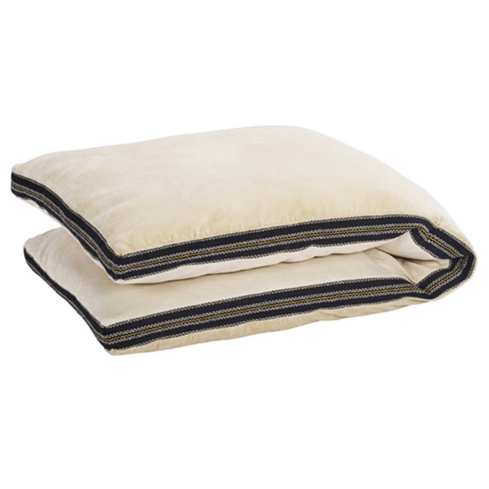 Madam Stoltz Katoenen matras kussen fluweel 60x140