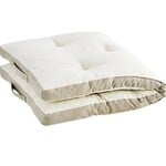 Madam Stoltz Matras kussen in off white en taupe 60x100
