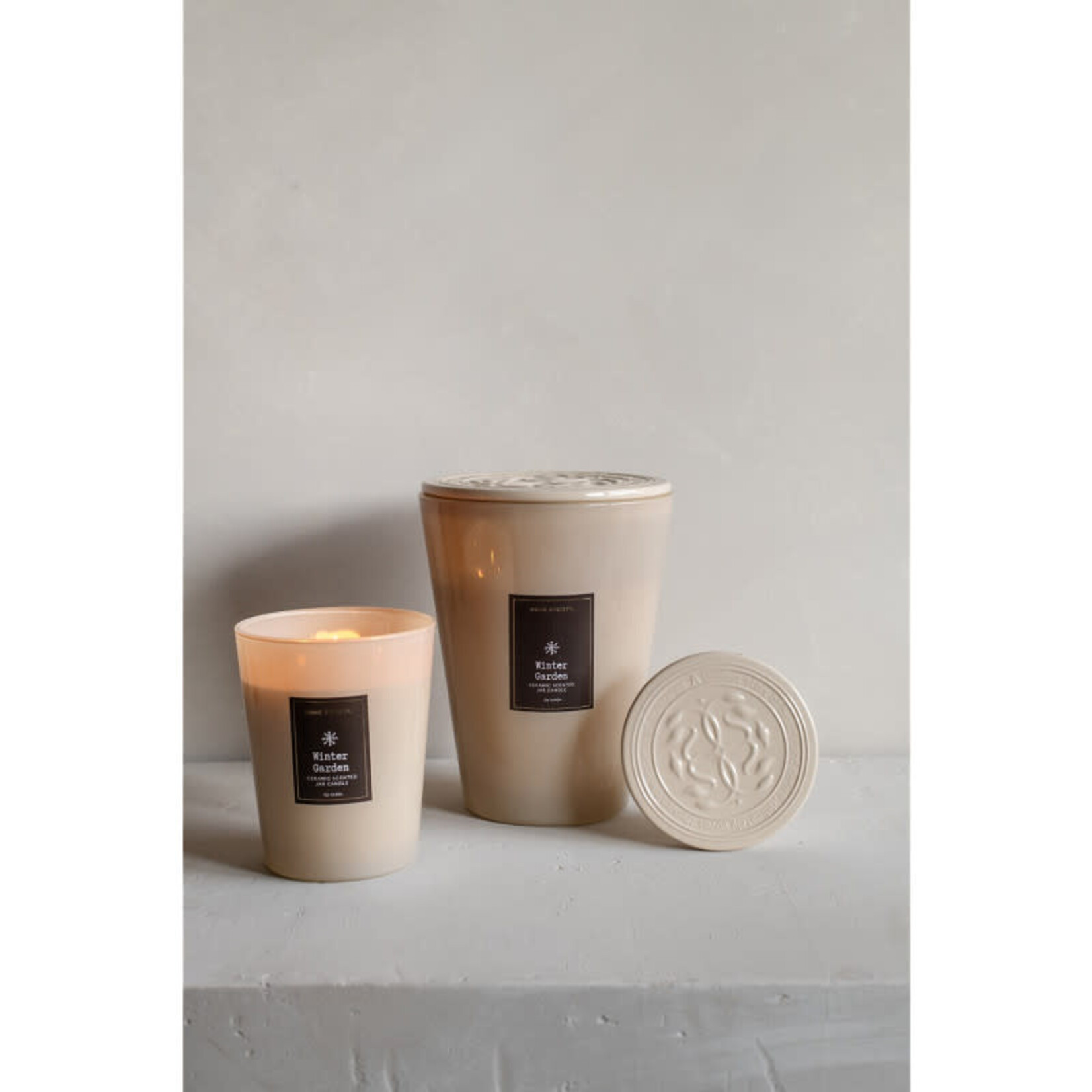 Home Society Scented Candle Jar Winter Garden L