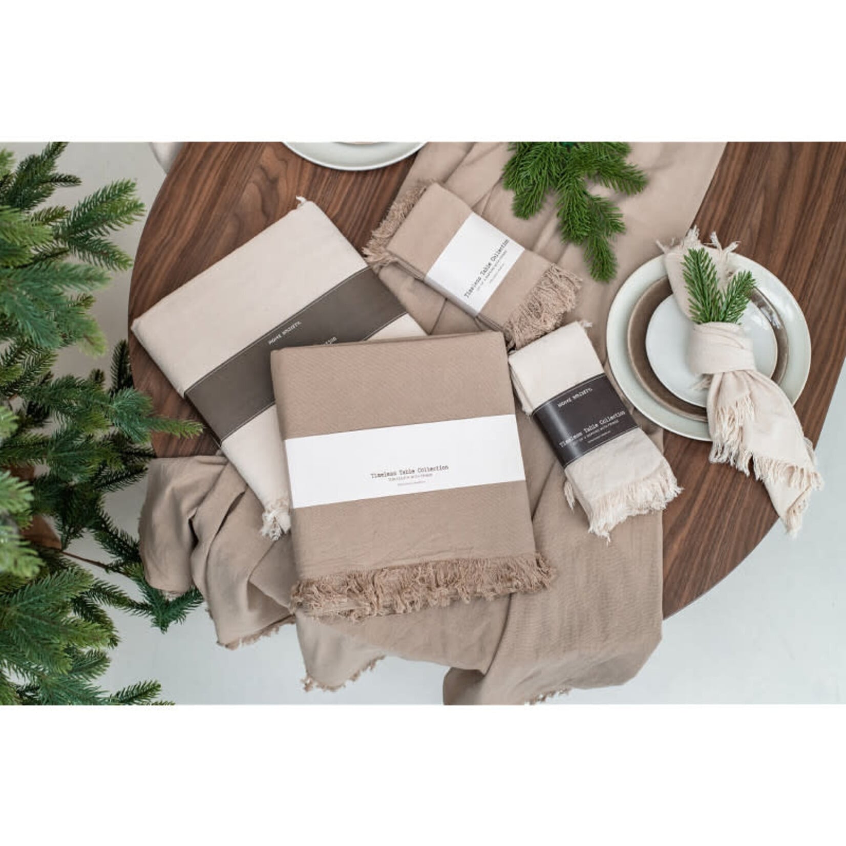 Home Society Tafelkleed Fringe