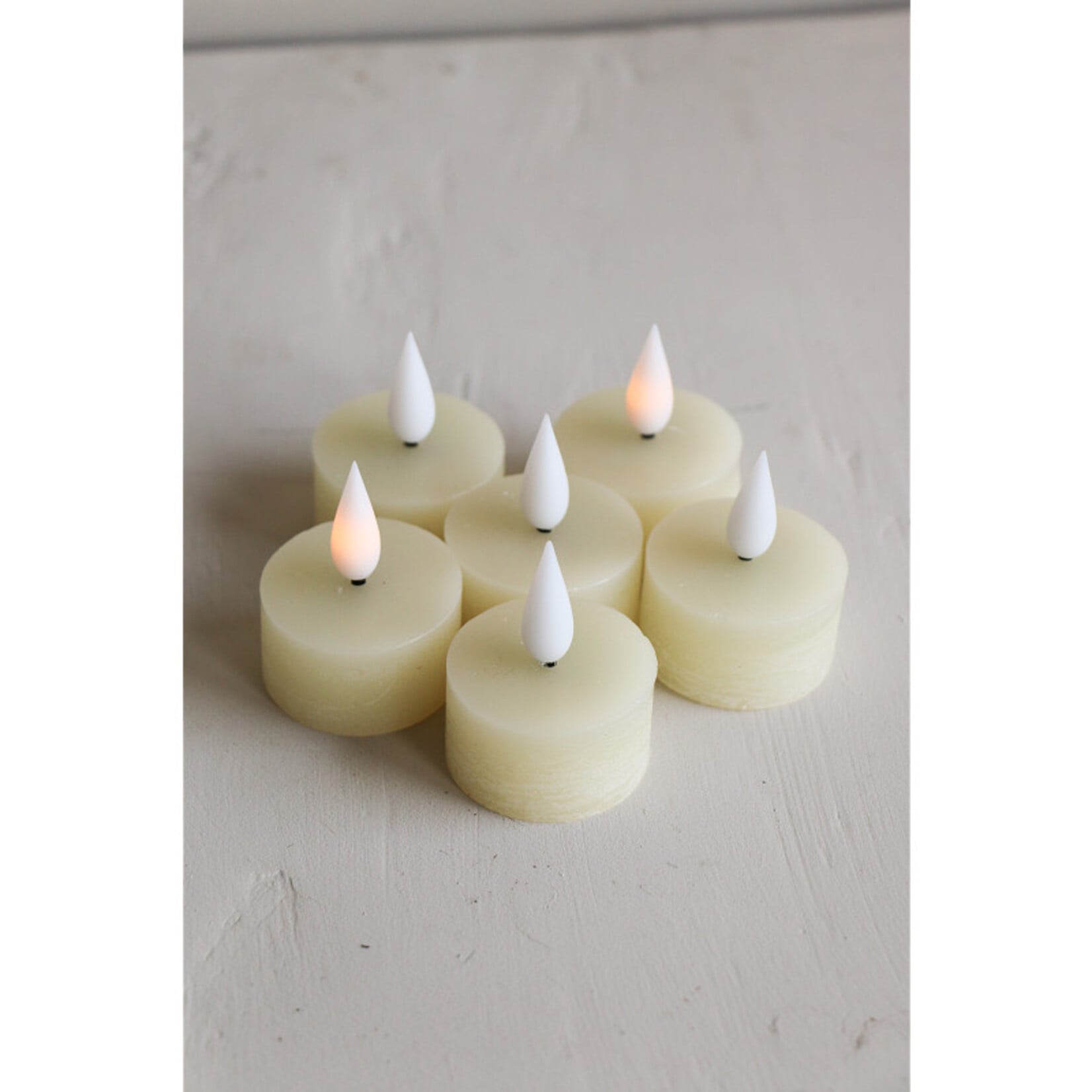 Home Society LED Tealight Candles Core Recharge Set 6 LED