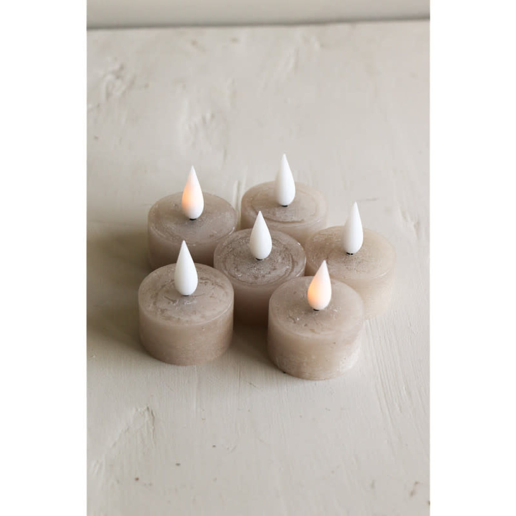 Home Society LED Tealight Candles Core Recharge Set 6 LED