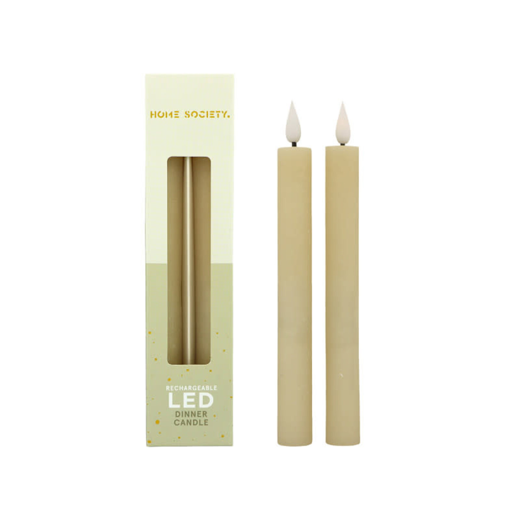 Home Society LED Dinner Candles Kaarsen Core Recharge Set 2 LED