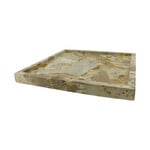 Home Society Tray Marble Tia L  Beige
