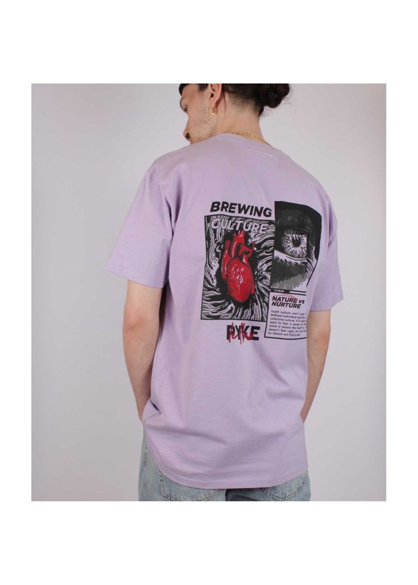 Le Flux Pyke X Le Flux Creative By Nature Oversized Tee Lilac LF221-081117