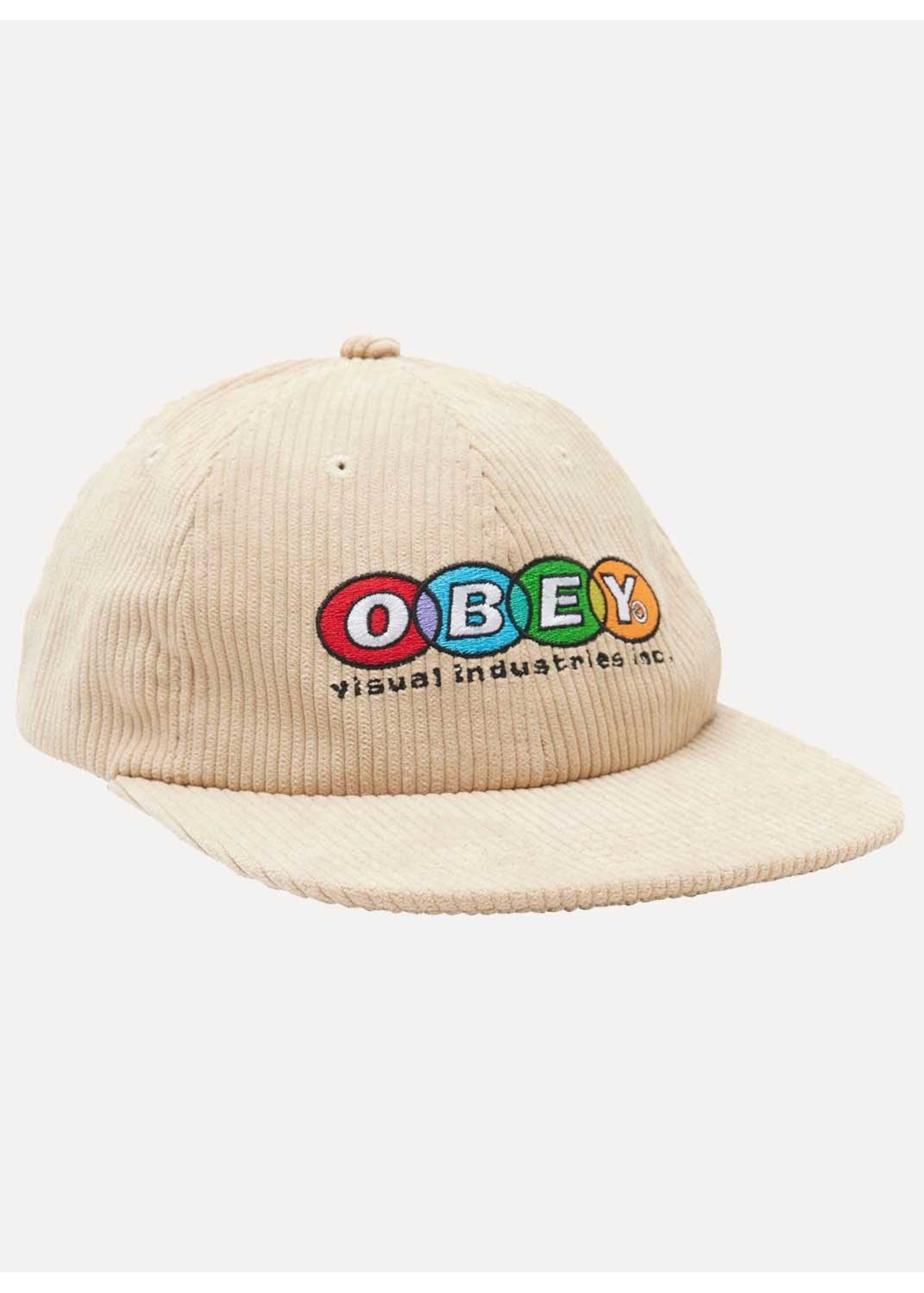 Obey Industries 6 Panel Snap Cap Irish Cream 100580332-IRC