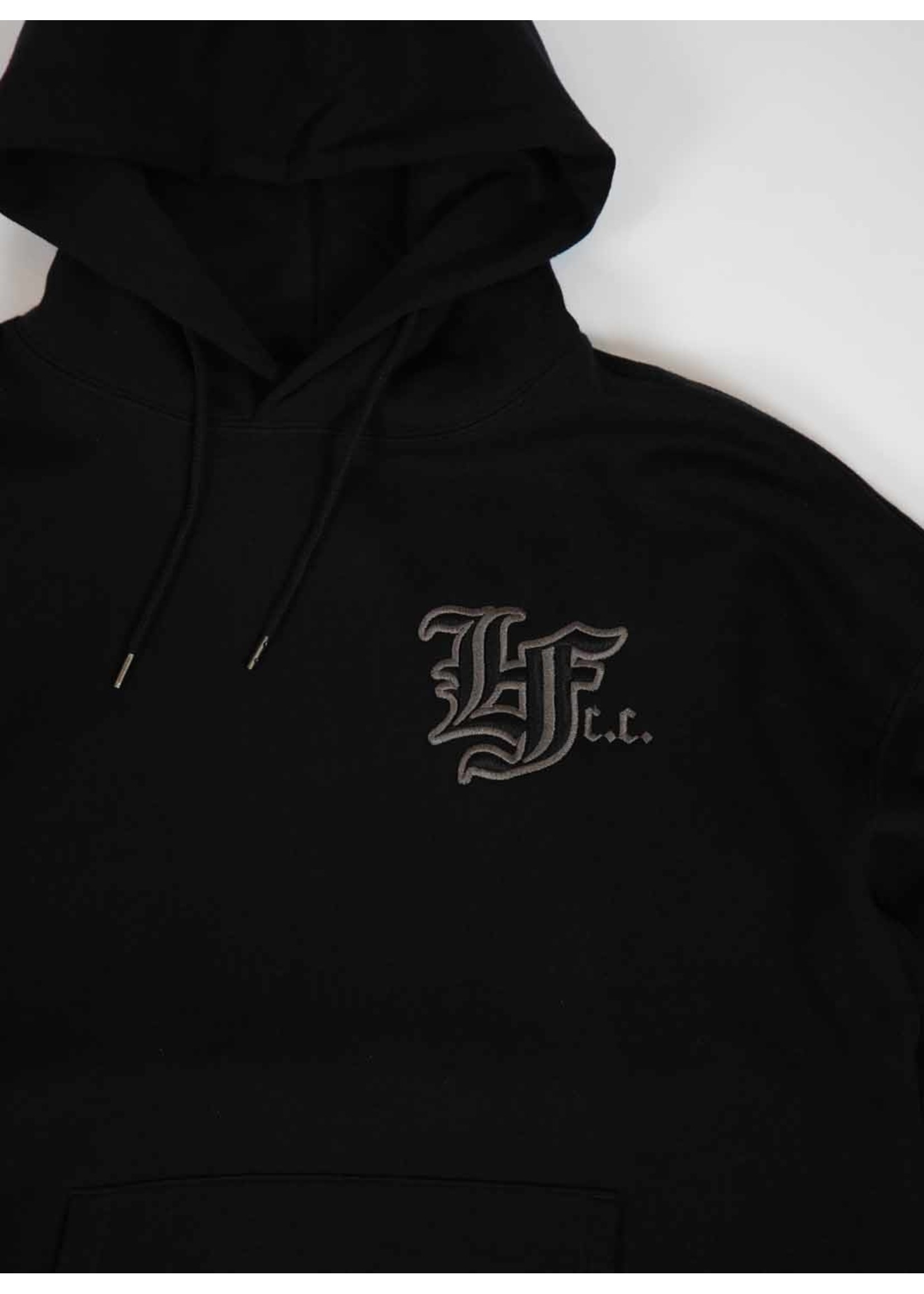 Le Flux Telecomb Oversized Organic Hoodie Black LF224-221511