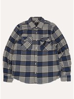 Brixton Bowery L/S Flannel Pacific Blue/Whitecap/Black 01213-PCBWB