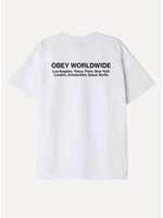 Obey Worldwide Cities White 166913572-WHT