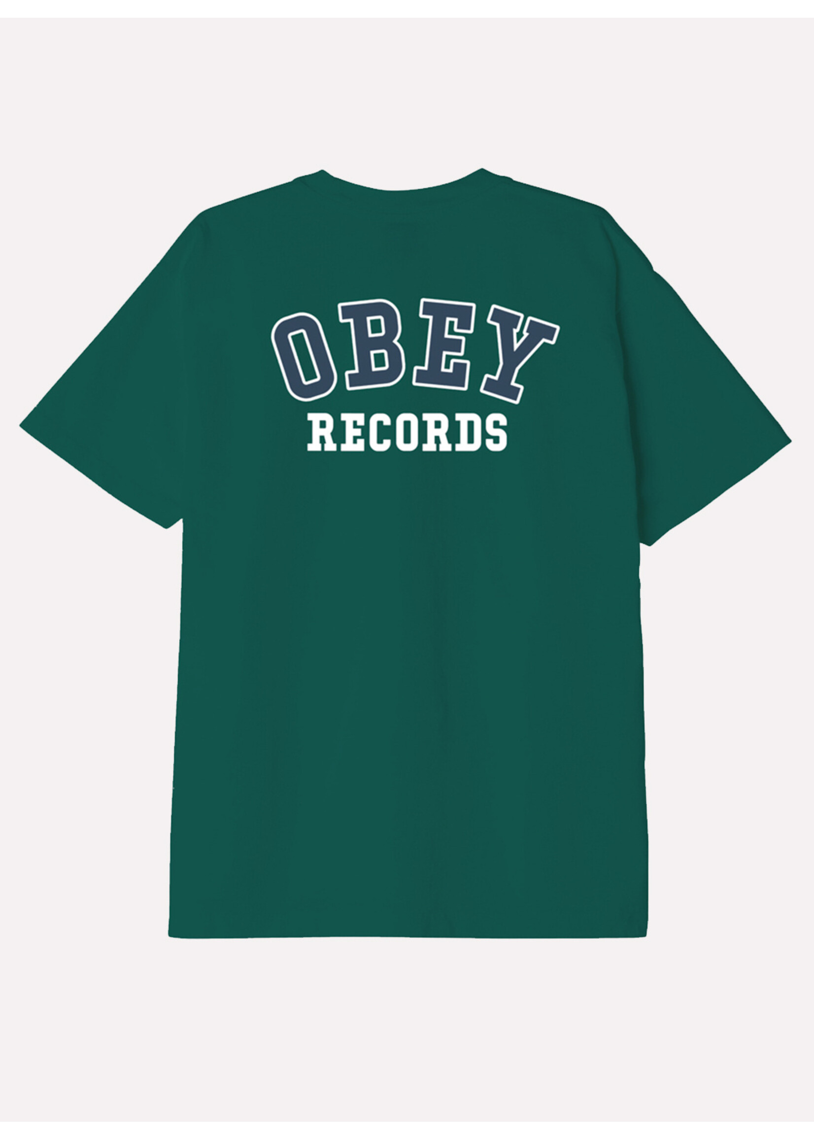 Obey Obey Records Heavy Tee Aventure Green 166913612-AVG