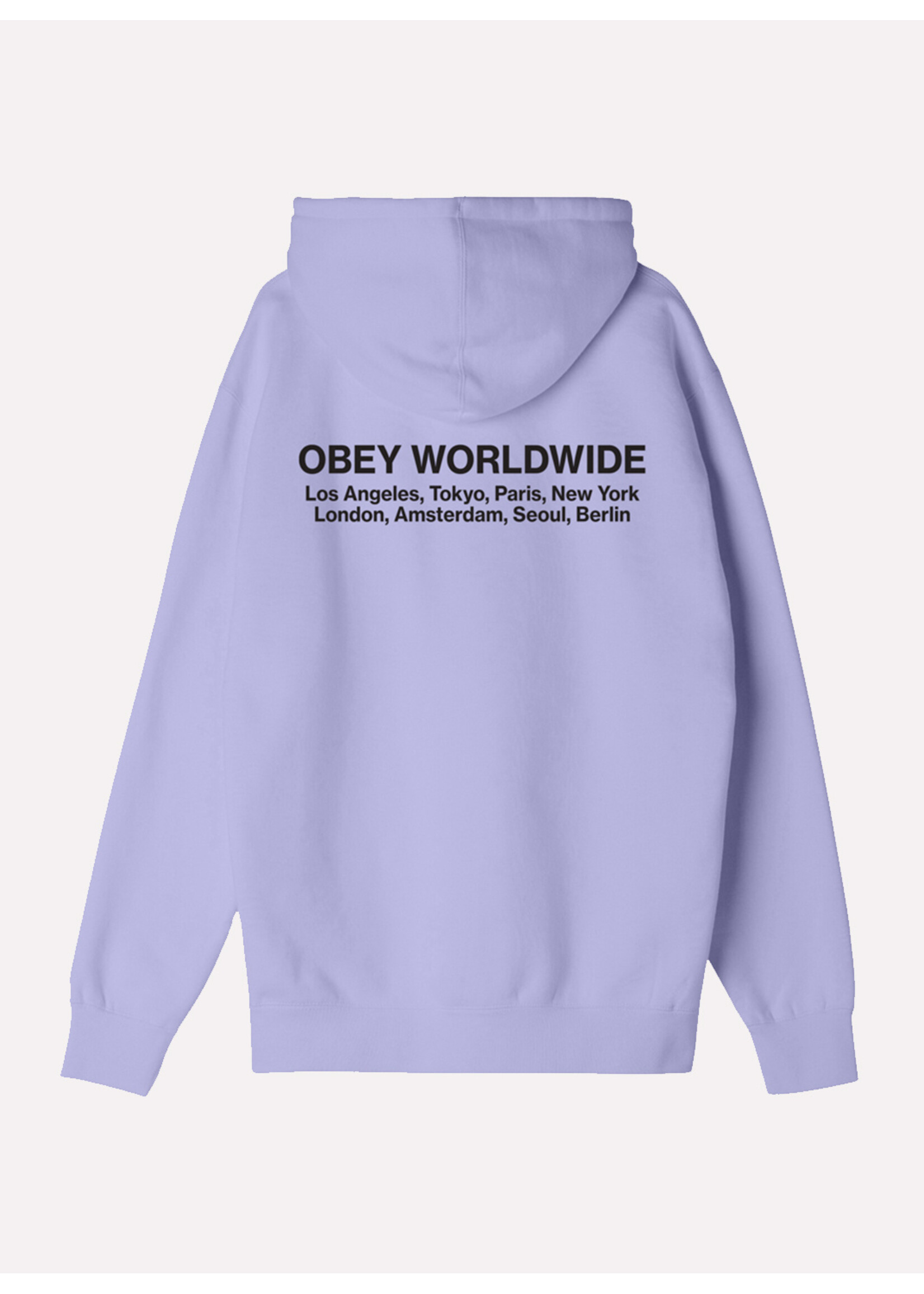 Obey Obey Worldwide Cities Hood Digital Lavender 112843572-DLR