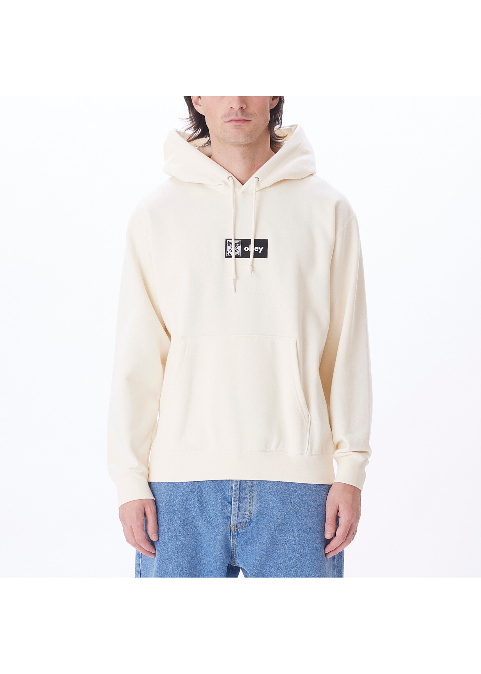 Obey Icon Embroidered Hood Unbleached 112470202-UBL