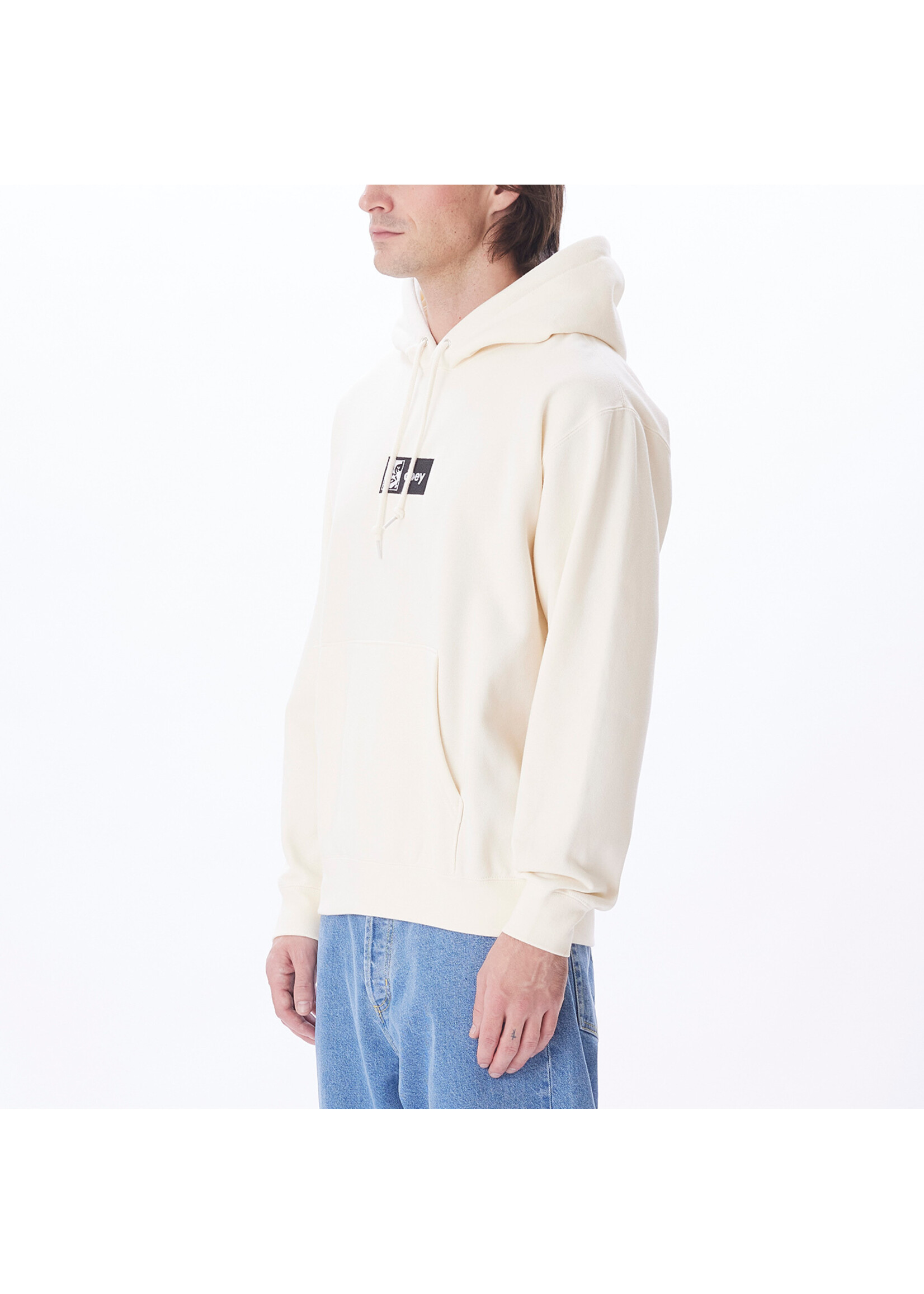 Obey Icon Embroidered Hood Unbleached 112470202-UBL