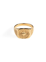 Northern Legacy Compass Signature Ring - Gold