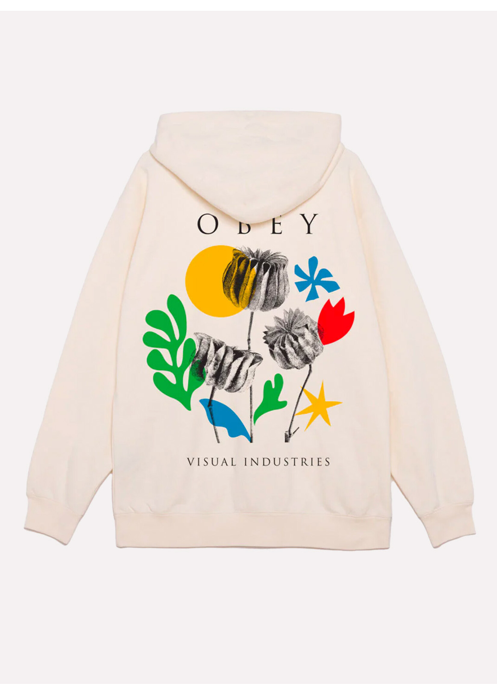 Obey Obey Flowers Papers Scissors Hood Unbleached 117463777-UBL