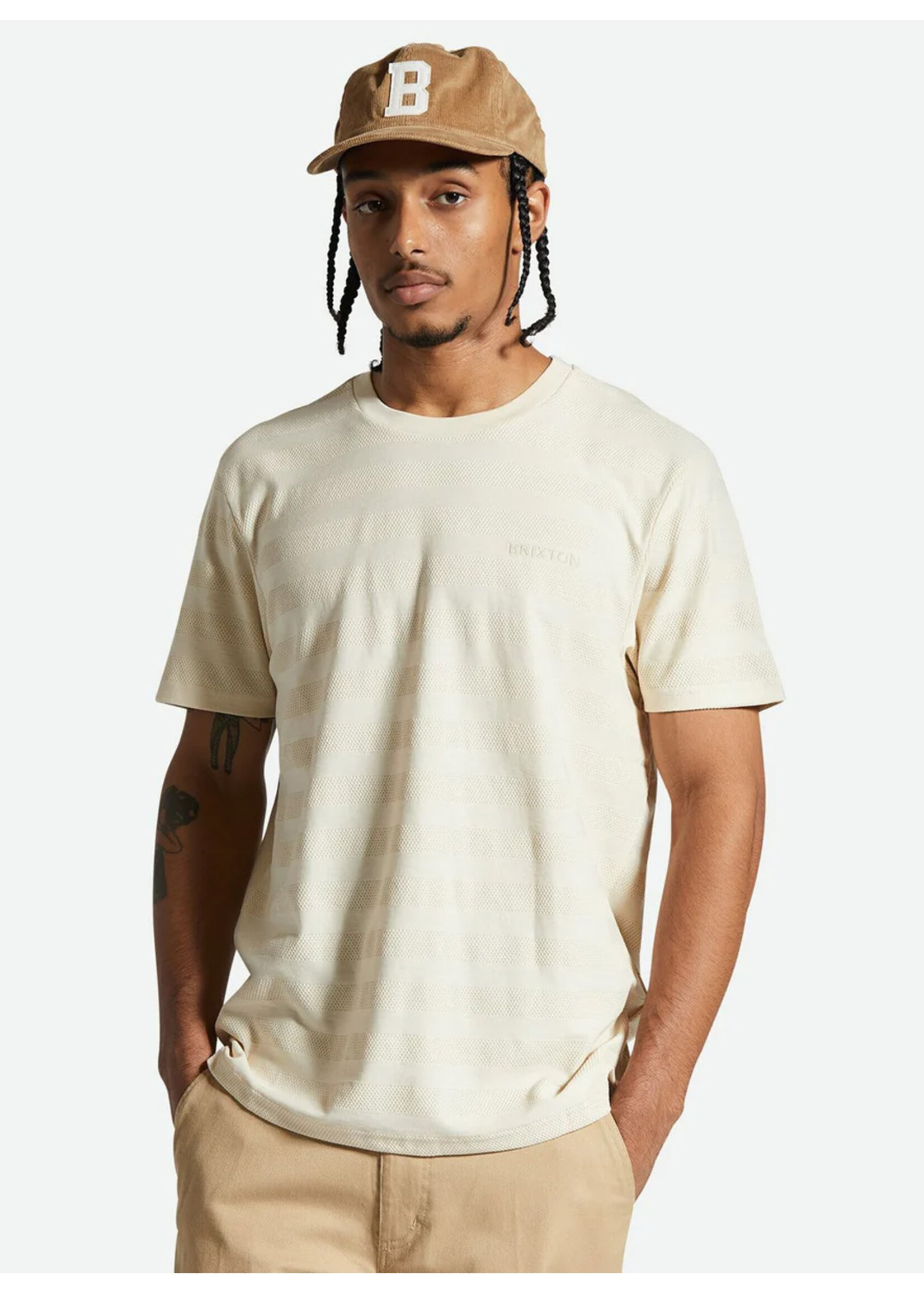 Brixton The City S/S Knit Whitecap 22601-WHTCP