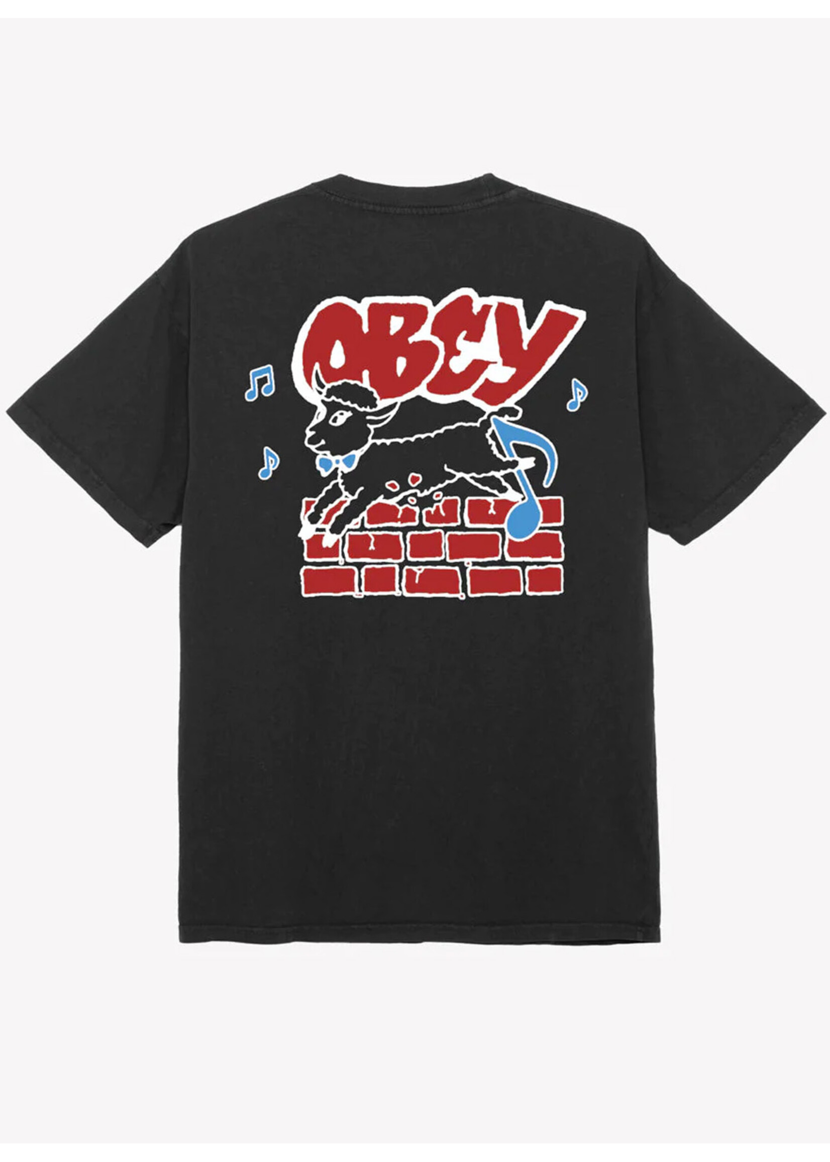 Obey Obey Out Of Step Tee Pigment Vintage Black 163813727-VBL