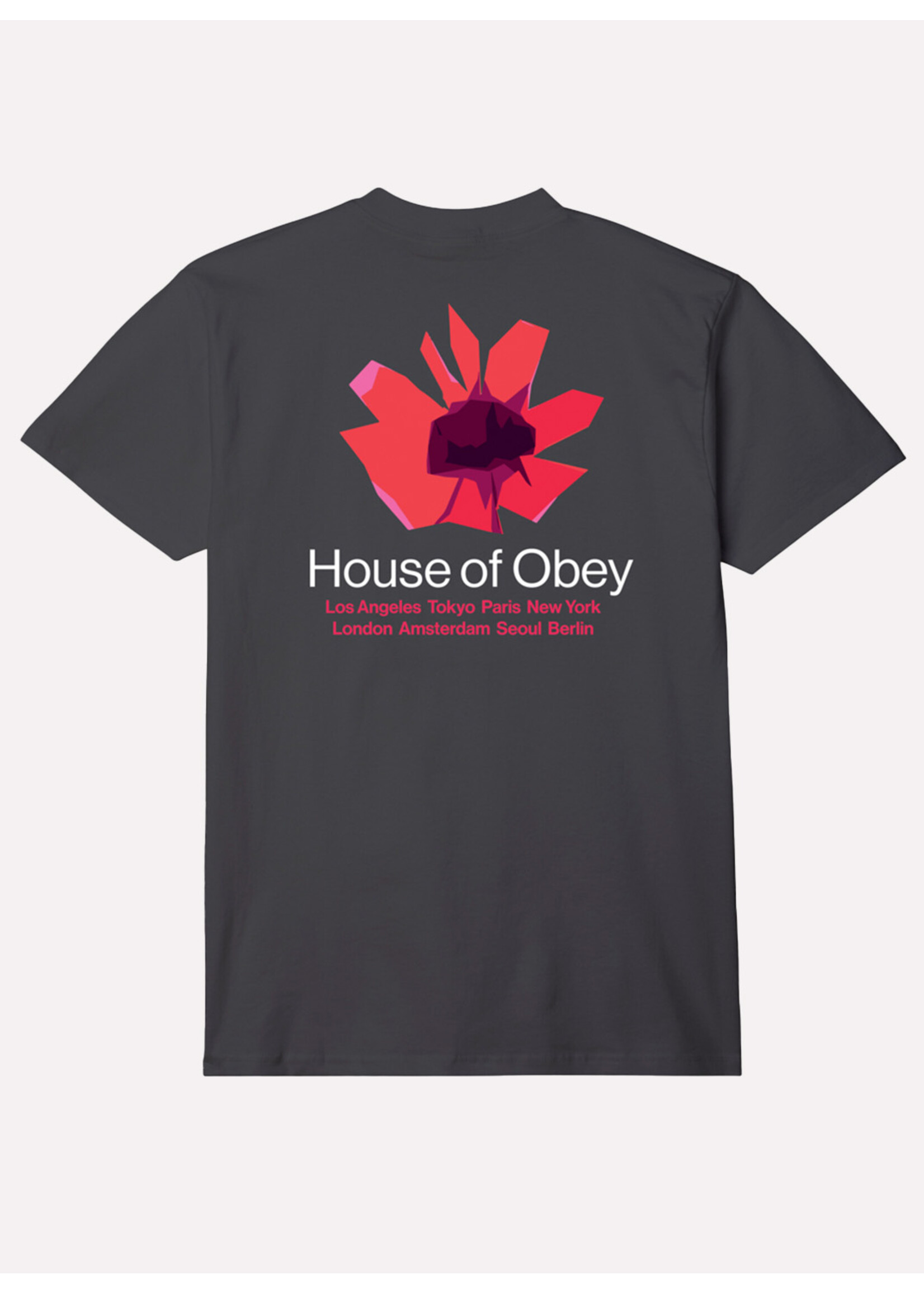 Obey House of Obey Floral Tee Black 165263709-BLK