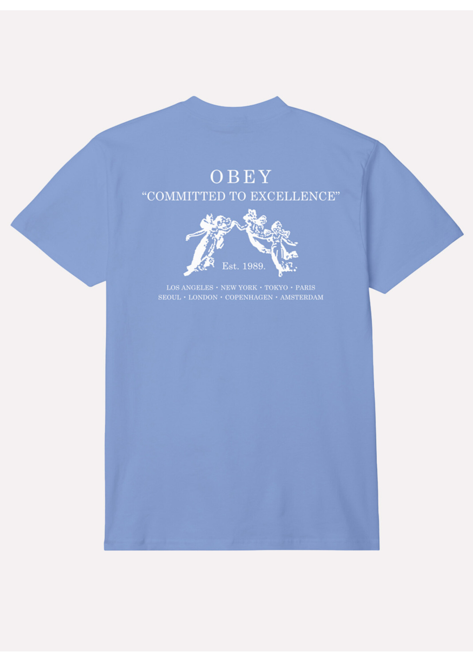 Obey Committed To Excellence Tee Digital Violet 165263715-DIV