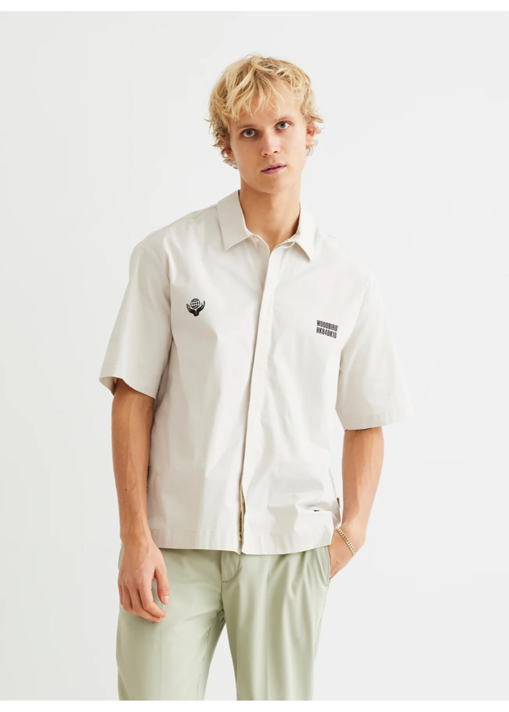 Woodbird WBWang Icon Shirt Off White 2416-705