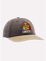 Obey Pigment Fruits 6 Panel Snapback Pigment Black 100580366-BKM