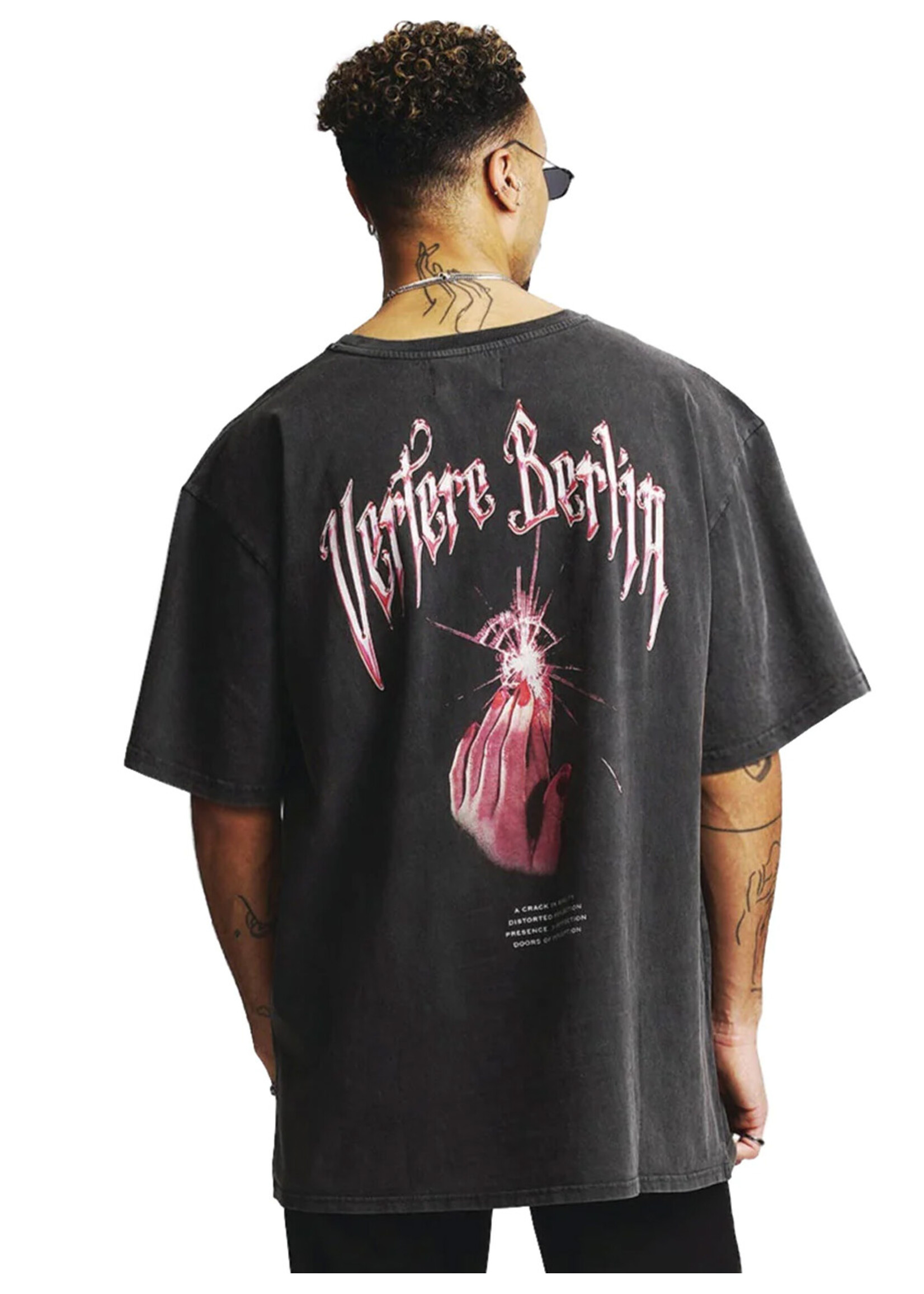 Vertere Berlin Mirror T-shirt Washed Black VER-T128-WASBLK