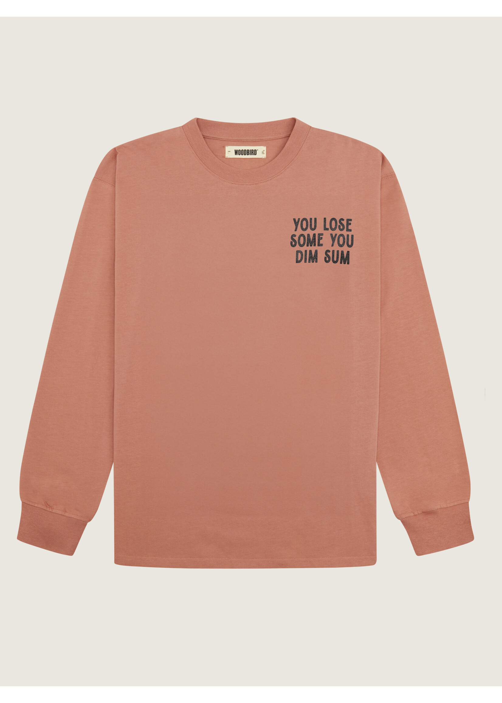 Woodbird WBHanes DimSum L/S Red Clay 2416-419