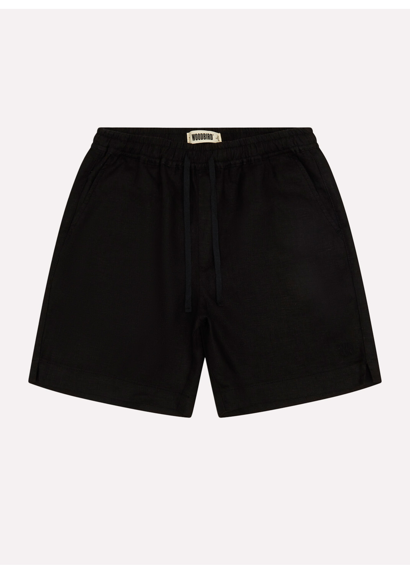 Woodbird WBBommy Linen Shorts Black 2416-325