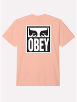 Obey Obey Eyes Icon 2 Heavy Tee Peach Parfait 166912142-PHP