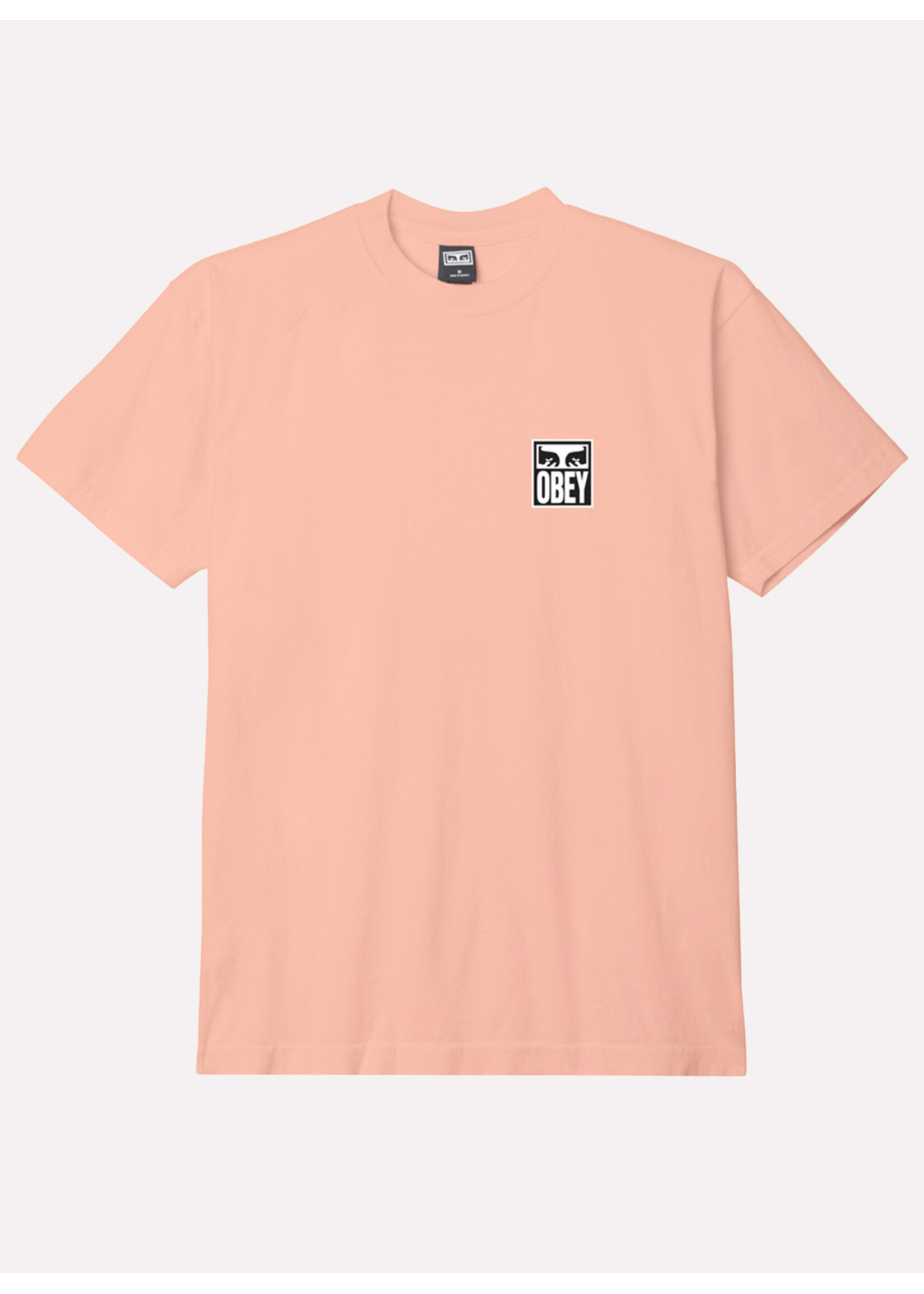 Obey Obey Eyes Icon 2 Heavy Tee Peach Parfait 166912142-PHP