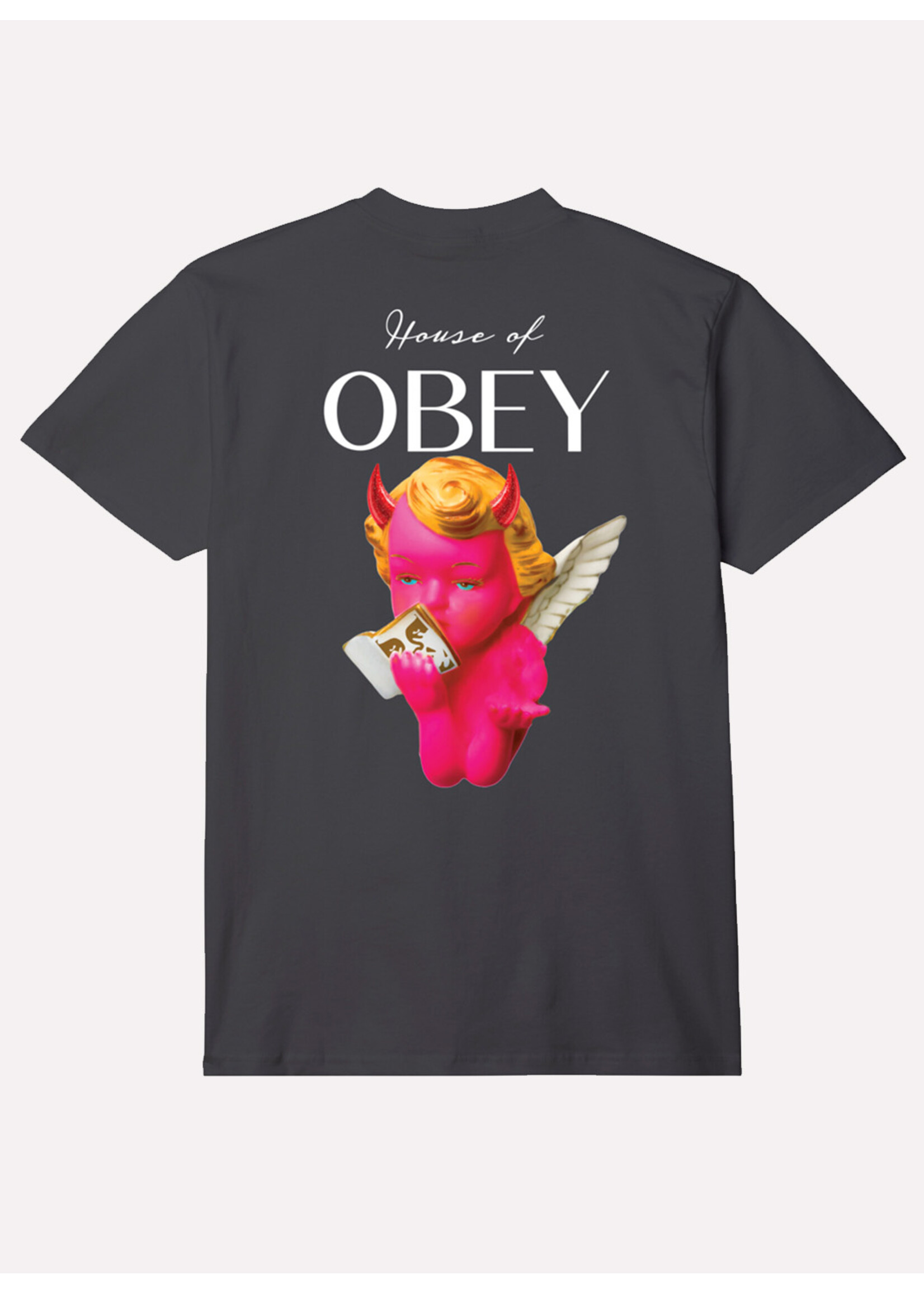 Obey House of Obey Tee Black 165263753-BLK