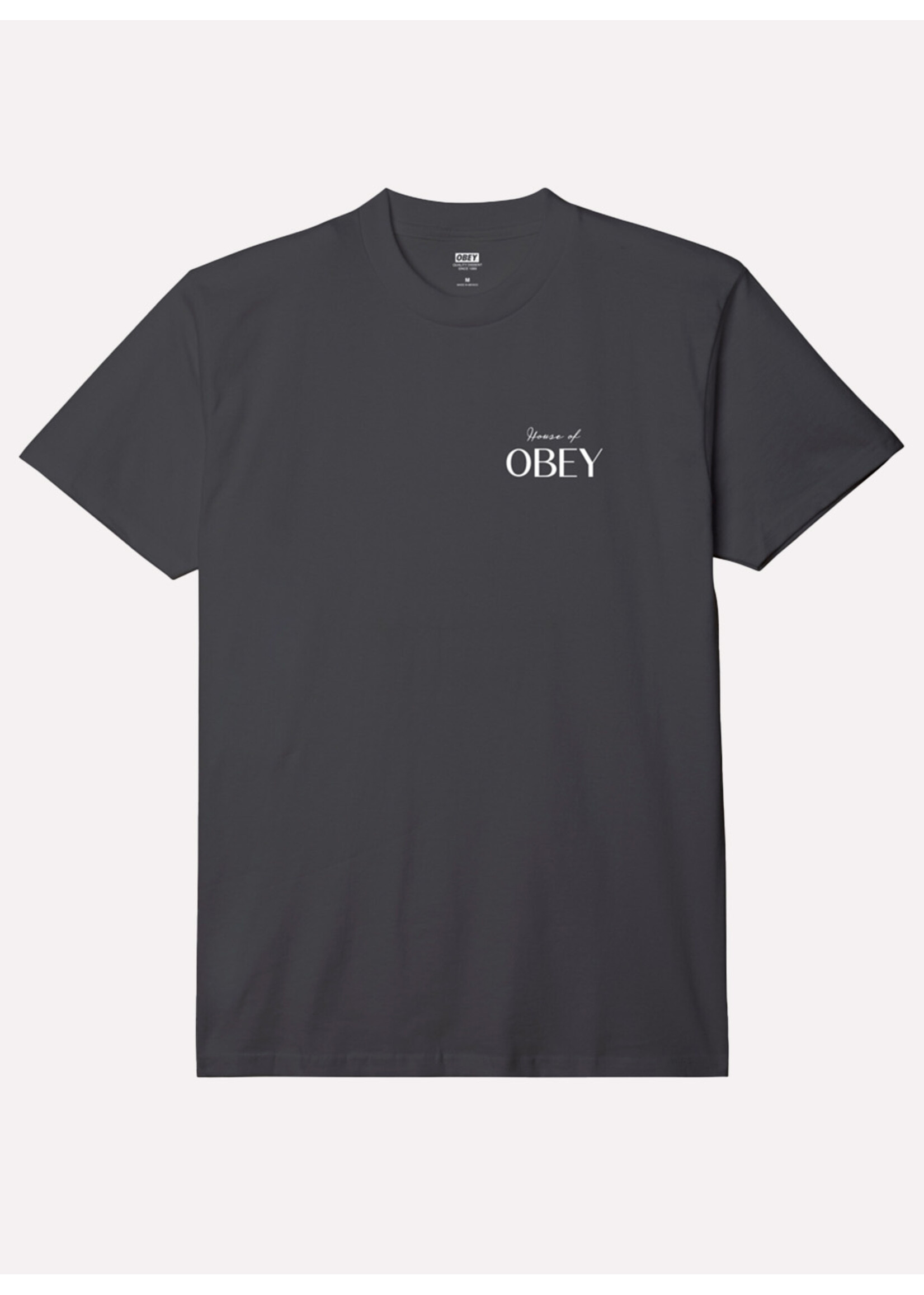 Obey House of Obey Tee Black 165263753-BLK
