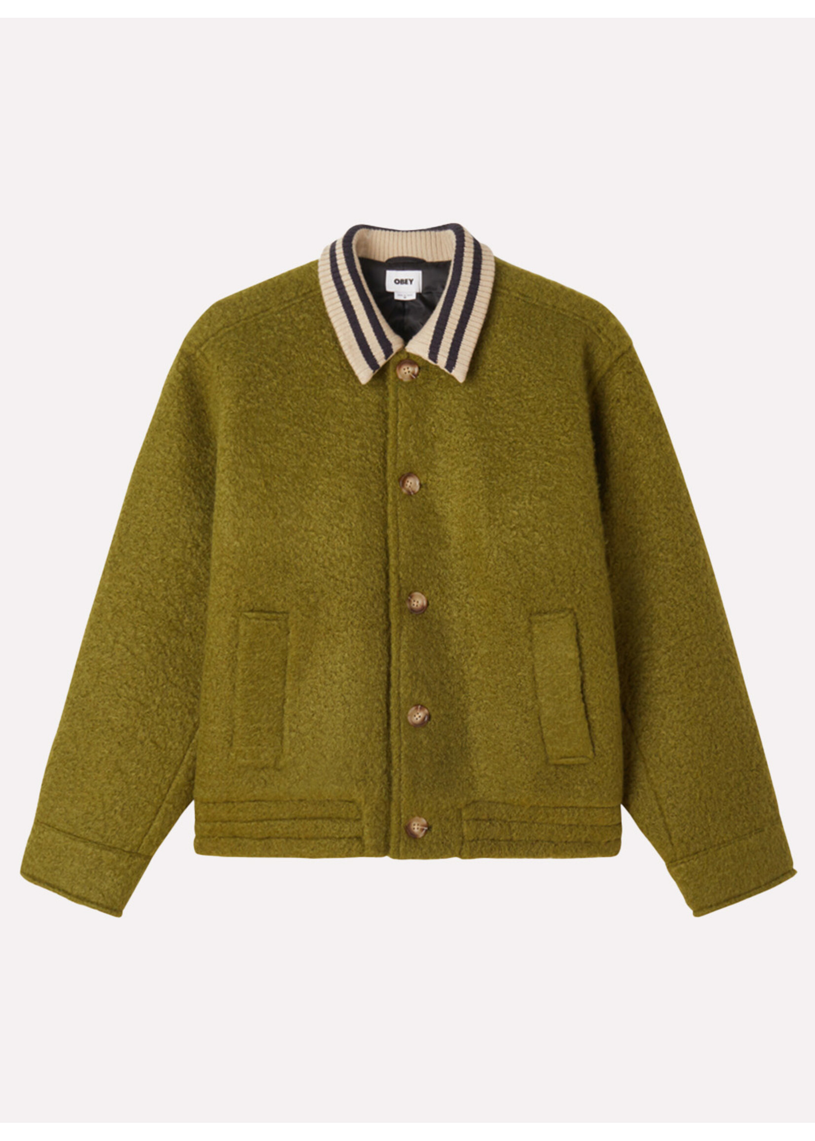 Obey Saunders Blouson Jacket Moss Green 121800571-MGN